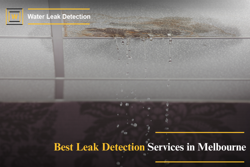 Professional leak detection technician using advanced equipment such as thermal imaging or acoustic sensors to locate hidden water leaks in a Melbourne property.