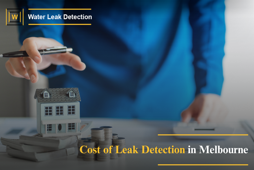 Plumber performing professional water leak detection using advanced equipment to assess hidden pipe issues and determine repair costs in a Melbourne home.